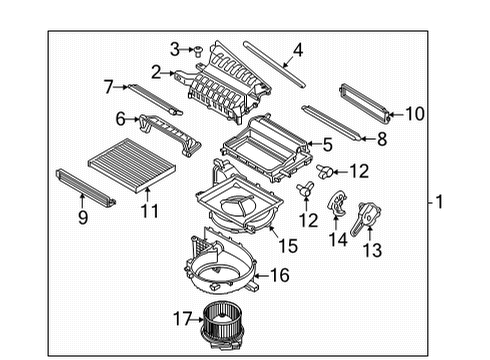 2020 Kia Niro EV Air Conditioner & Heater Components Suction Tube Assembly Diagram for 97775Q4500
