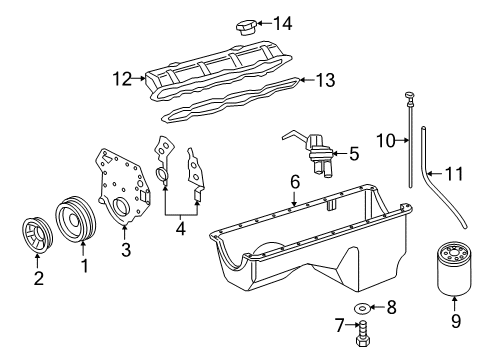 1998 Ford E-350 Econoline Club Wagon Diesel Fuel Supply Idler Speed Control Diagram for FOTZ-12B526-A