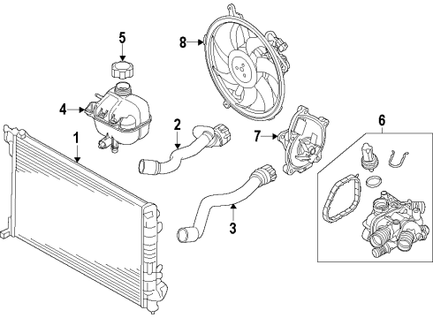 2016 Mini Cooper Engine Parts, Mounts, Cylinder Head & Valves, Camshaft & Timing, Variable Valve Timing, Oil Pan, Oil Pump, Balance Shafts, Crankshaft & Bearings, Pistons, Rings & Bearings PISTON KIT Diagram for 11259468871