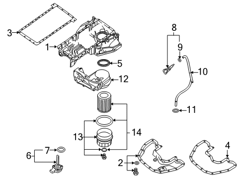 2006 BMW 650i Senders O-Ring Diagram for 11431287541