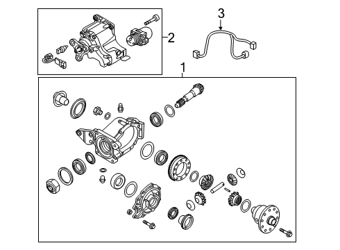 2020 Hyundai Kona Axle & Differential - Rear Harness-4Wd Coupling Diagram for 478913B710