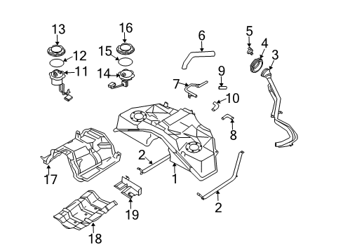 2006 Infiniti FX35 Senders Hose-Breather Diagram for 17338-3V60A