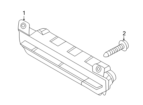 2019 Kia K900 Backup Lamps Pac K Diagram for 92408J6000