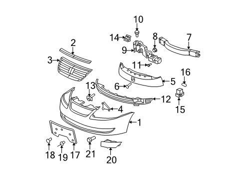 2007 Saturn Ion Chassis Electrical - Fog Lamps Fog Lamp Diagram for 10335108