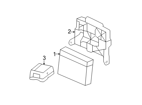 2013 Cadillac CTS Electrical Components Control Module Diagram for 84377230