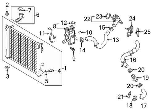 2021 Toyota Venza Powertrain Control EGR Vacuum Control Diagram for 89421-06020