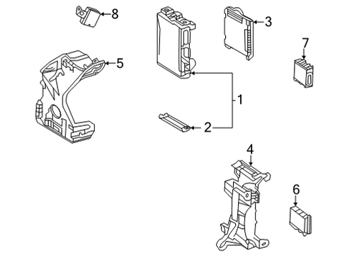 2022 Toyota Sienna Fuse & Relay Relay Box Diagram for 85940-45030