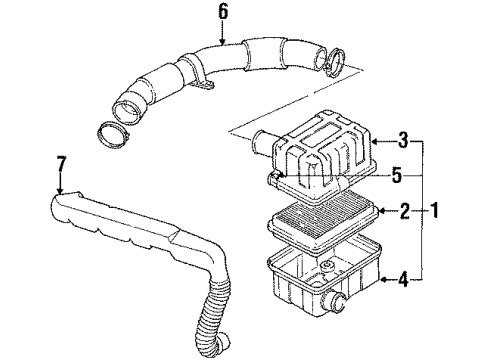 1985 Chevrolet Chevette Filters Fuel Filter Diagram for 5651803