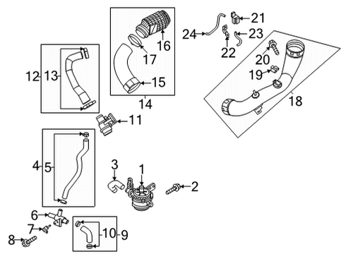 2021 Genesis G80 Powertrain Control CMPS Diagram for 393503N430