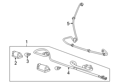 2011 Chevrolet Caprice License Lamps License Lamp Diagram for 92254943