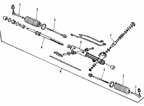 1988 Buick Century P/S Pump & Hoses, Steering Gear & Linkage Pipe Asm-P/S Gear Inlet Diagram for 26006213