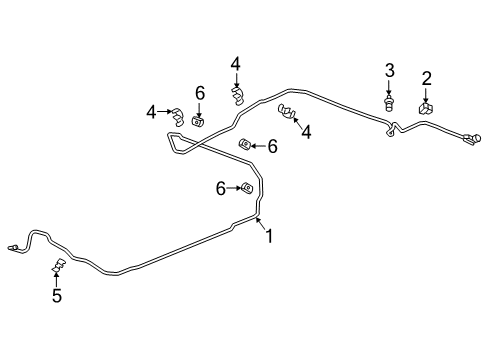 2018 Chevrolet Cruze Emission Components Pipe Clamp Diagram for 13237635