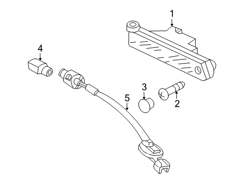 2006 Honda Pilot Bulbs Cap, L. Diagram for 34275-S00-A01