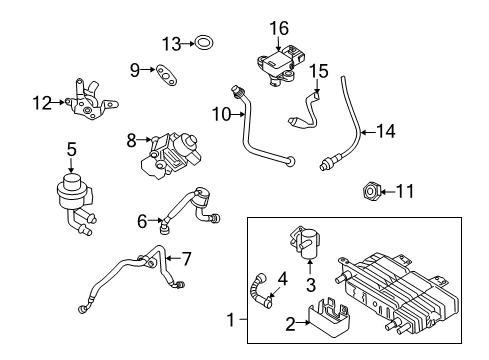 2010 Ford Fusion Powertrain Control PCM Diagram for AE5Z-12A650-AKA