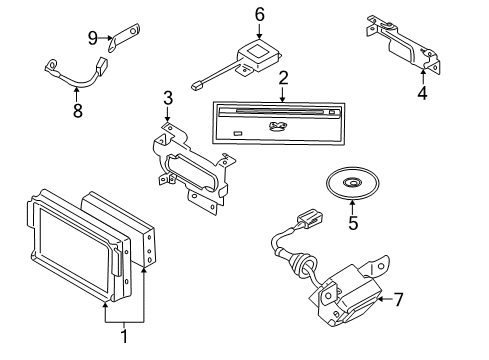 2006 Infiniti Q45 Parking Aid Terminal-Earth Diagram for 28365-4P000