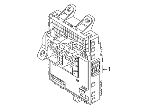 2021 Kia Sorento Fuse Box Junction Box Assembly-I Diagram for 91950R5260
