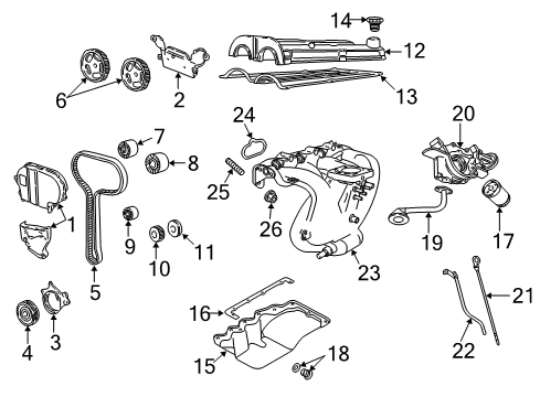 2000 Ford Focus Intake Manifold Intake Manifold Diagram for YS4Z-9424-BA