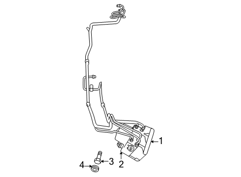 2017 Dodge Viper ABS Components Abs Control Module Diagram for 68224799AC