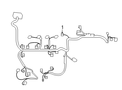 2012 Toyota Yaris Wiring Harness Relay Diagram for 82810-52040