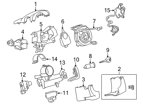 2017 Buick Enclave Switches Hazard Switch Diagram for 23369964