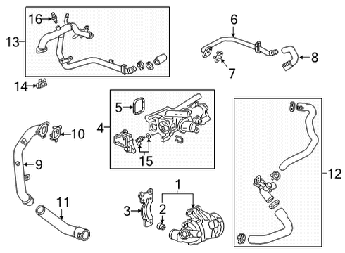 PUMP, WAT (MODULE) Diagram for 12724522