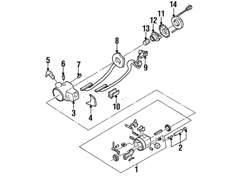 1994 Oldsmobile Cutlass Supreme Switches Switch Asm-Headlamp Diagram for 10227235