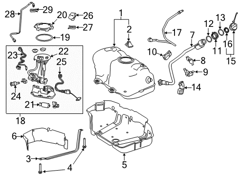 2019 Toyota Camry Fuel Supply Fuel Pump Controller Diagram for 89571-06010