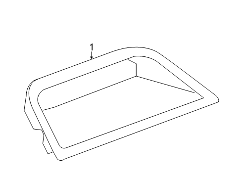 2009 Saturn Aura High Mount Lamps High Mount Lamp Diagram for 15800442