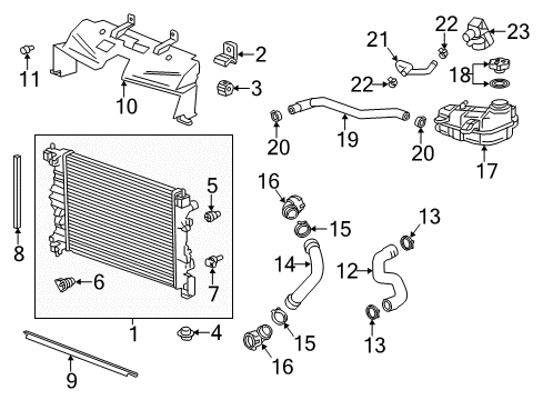 2017 Buick Encore Powertrain Control ECM Diagram for 19420197