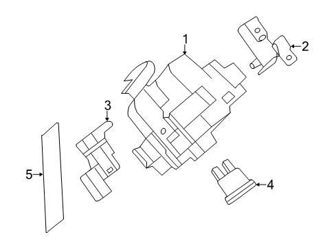 2017 Nissan Altima Fuse & Relay Block Assembly-Junction Diagram for 24350-9HM0B