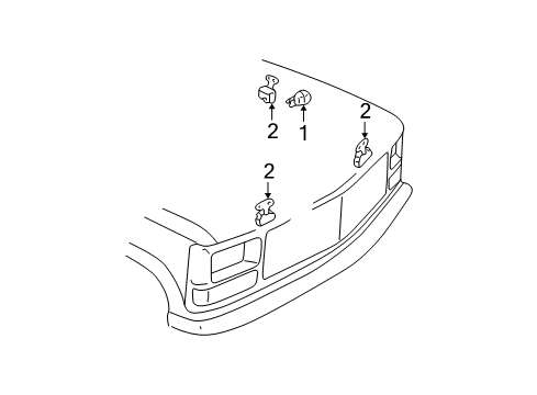 1997 GMC C2500 Electrical Components Relay Kit, Glow Plug Diagram for 12496472