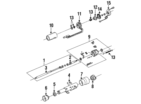 1990 Cadillac Seville Switches Switch Asm Diagram for 1646920