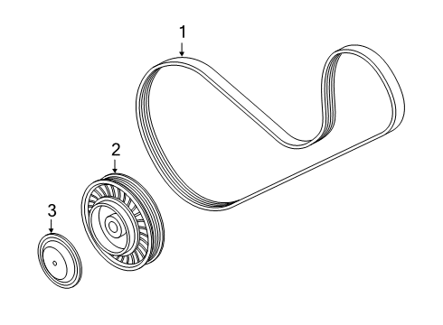 2018 BMW 530e Belts & Pulleys Mechanical Belt Tensioner Diagram for 11288638617