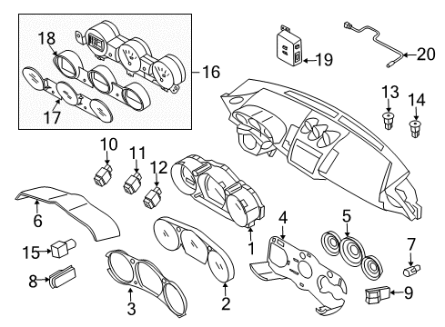 2003 Nissan 350Z Stability Control Anti Skid Actuator Assembly Diagram for 47851-CD40B