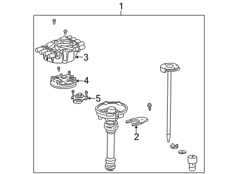 1997 GMC Savana 3500 Ignition System Electric Sprk Control Module Diagram for 16215341