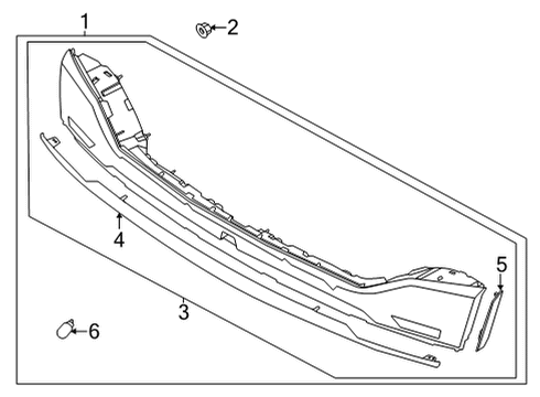 2020 Kia Cadenza Bulbs Lamp Assembly-Center GAR Diagram for 92409F6520