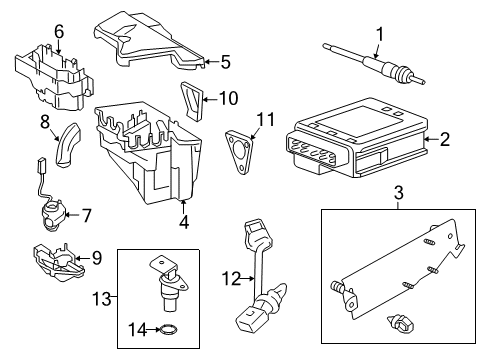 2012 BMW X5 Ignition System Ignition Coil Diagram for 12138616153