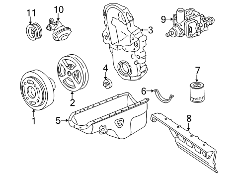 1995 GMC C2500 Filters Pump Asm-Vacuum Diagram for 7847031