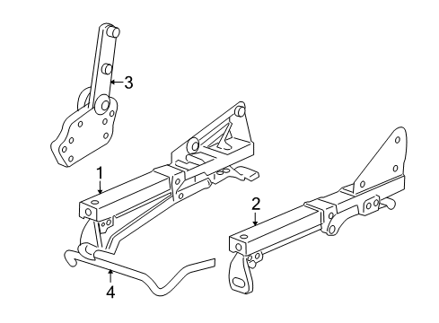 2010 Dodge Viper Tracks & Components Cable-RECLINER Diagram for 68027816AA