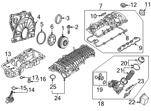 2018 BMW 340i Senders Reluctor Diagram for 11148605104