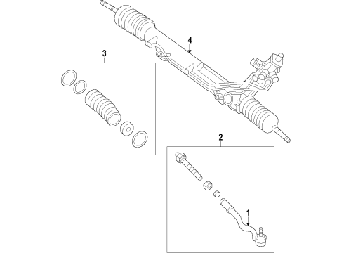 2016 BMW 340i Steering Column & Wheel, Steering Gear & Linkage Exchange-Steering Box, Electric. Diagram for 32106889130