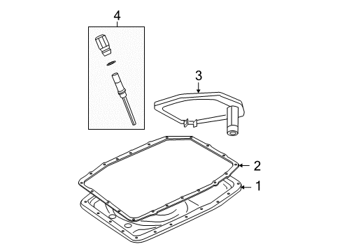 2009 Ford Explorer Automatic Transmission Plug Diagram for 9L2Z-7A010-A