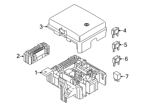 2018 Genesis G80 Fuse & Relay Fuse-Micro 15A Diagram for 1879004949
