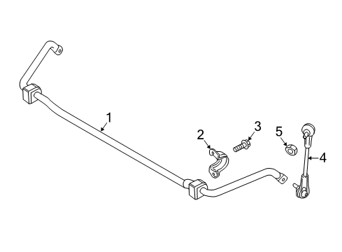 2018 BMW i3s Stabilizer Bar & Components - Front Hexalobular Socket Screw Diagram for 07119907557