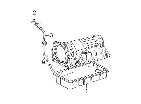 2002 Toyota Tundra Transmission Tube Diagram for 35013-35290