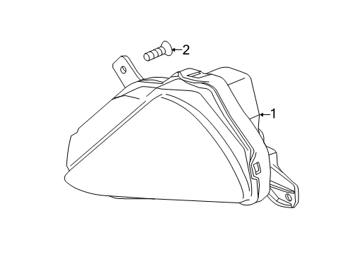 2015 Honda Civic Daytime Running Lamps Light Assy., L. Daytime Running Diagram for 33250-TT1-A01