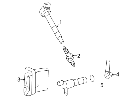 2013 Toyota Land Cruiser Powertrain Control ECM Diagram for 89661-60R10