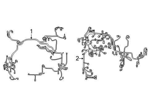 2011 Toyota Avalon Wiring Harness Engine Harness Diagram for 82121-07221