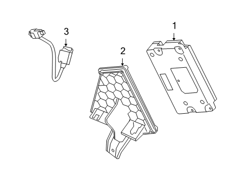 2012 Ford E-350 Super Duty Electrical Components Module Diagram for CR3Z-14D212-AA