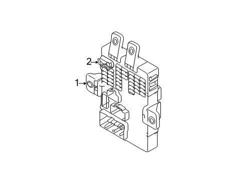 2011 Kia Sportage Fuse & Relay Instrument Panel Junction Box Assembly Diagram for 919503W030